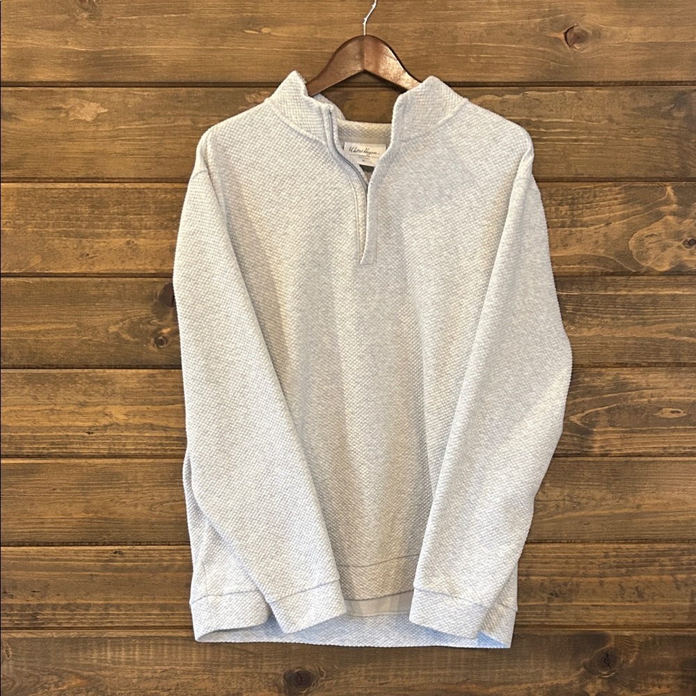 Walter Hagen Heather Gray Zip-Up Sweater